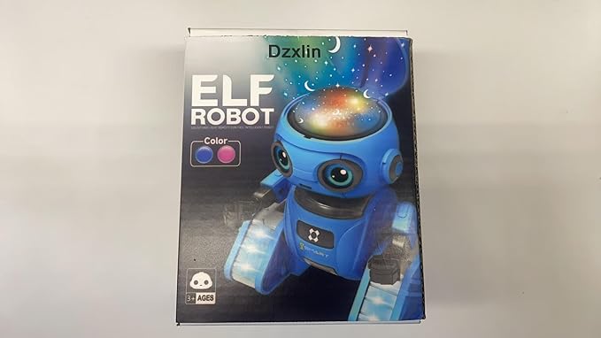 Robot Toys for Boys and Girls, Rechargeable Remote Control Robot with Auto-Demonstration, Light Projection, Dance Moves, Music, and Gesture Sensing –Toy Robot Gifts for 6+ Year Old Boys (Blue)