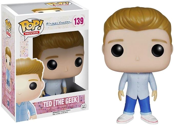 Funko POP Movies: Sixteen Candles - Ted (The Geek) Action Figure