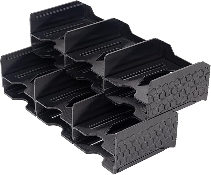 Card Case Black | Card Sorting Tray for Catan Resource Cards - Gaming | Game Accessory for The Catan Board Game | Suitable for The Expansion of Catan Game Cards and All Other Card Games