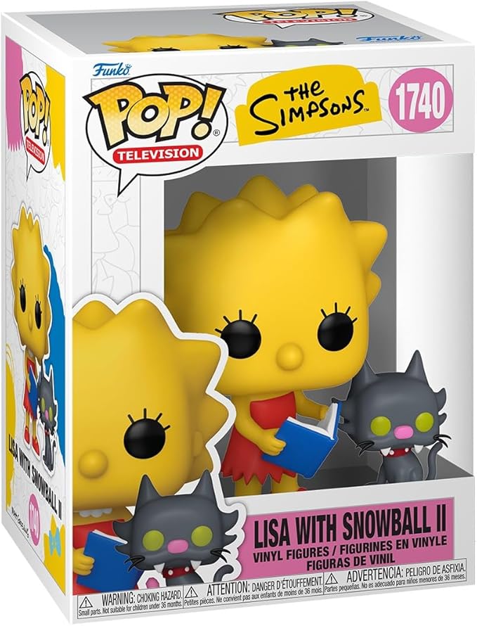Funko Pop! & Buddy: The Simpsons - Lisa with Snowball II - Collectable Vinyl Figure - Gift Idea - Official Merchandise - Toys for Kids & Adults - TV Fans - Model Figure for Collectors