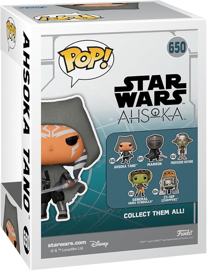 Funko POP! Star Wars: Ahsoka TV - Ahsoka Tano with Dual Lightsabers - Collectable Vinyl Figure - Gift Idea - Official Merchandise - for Kids & Adults - TV Fans - Model Figure for Collectors