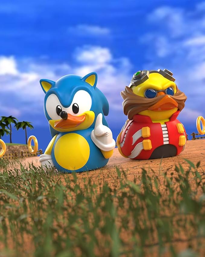 TUBBZ Sonic The Hedgehog Dr Eggman Collectable Duck Vinyl Figure - Official Sonic The Hedgehog Merchandise - TV Movies & Games