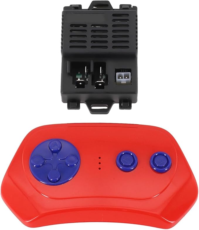 2.4G RC Remote Control Receiver 6V 12V 24V Electric Motor Controller Compatible for Children Electric Toy Car with Battery Installation Instructions(RX16 6V Full set)
