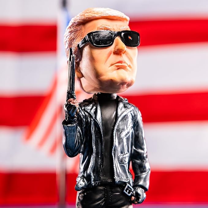 Proud Patriots | The Trumpinator Bobblehead The #1 Patriotic & President Gift 2026 Birthday for Conservatives or Gag Gift for Liberals