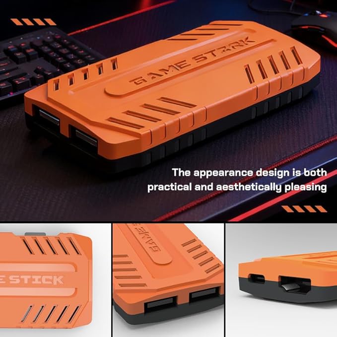 2025 U36 New Retro Game Console,50000+Games and 40 Emulators, with Dual 2.4G Wireless Controllers, Plug and Play 4K HD HDMI TV Game Stick (128GB)