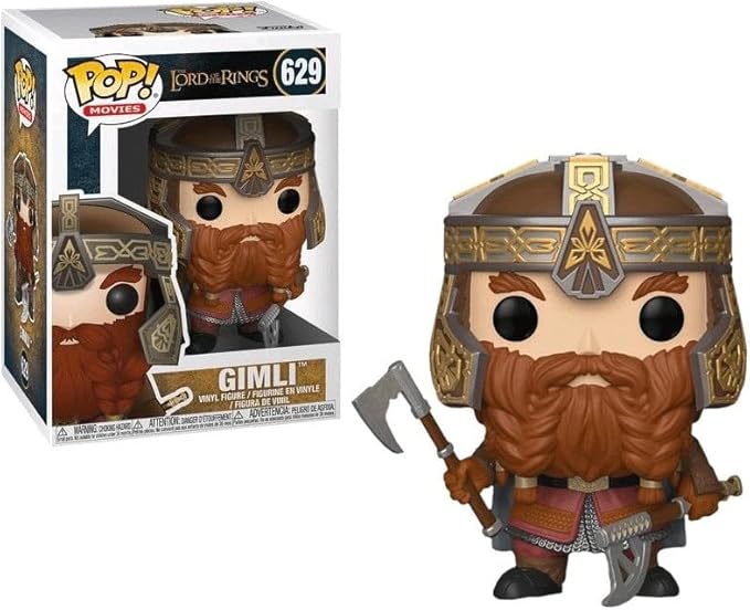 Funko Pop Movies: Lord of The Rings - Gimli Collectible Figure, Multicolor