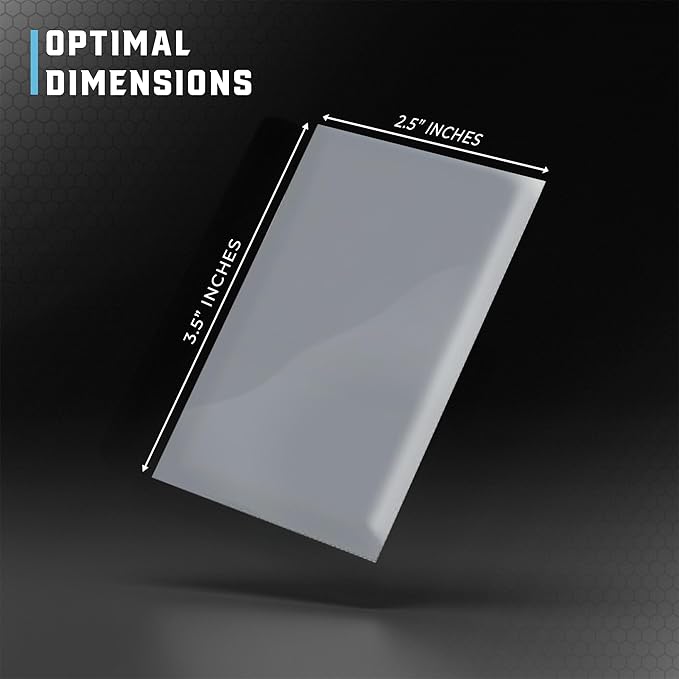 Premium Clear Card Sleeves, 100ct – Standard Size Penny Sleeves for Pokémon, Sports Cards, Baseball, Football, and Collectible Trading Cards – Acid-Free, PVC-Free, Durable Protection