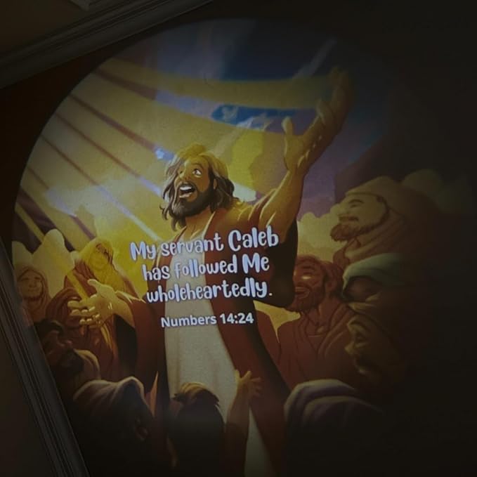 HD Disc Set Heroes of The Faith for Boys, Boy Heroes from The Bible, Project Bible Verses on Walls or Ceilings, Includes 6 Interchangeable Discs, Help Children Live by The Truth of God