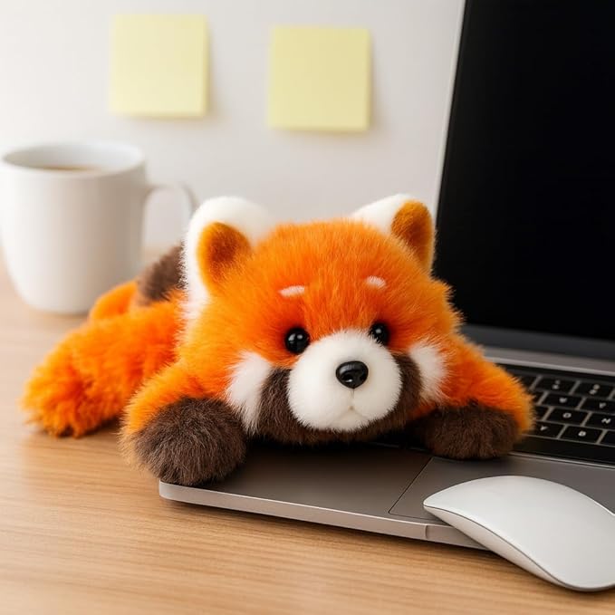 Adorable Red Panda Stuffed Animal Soft Plush Red Panda Plush Toy Cute Birthday Gifts for Kids Adults