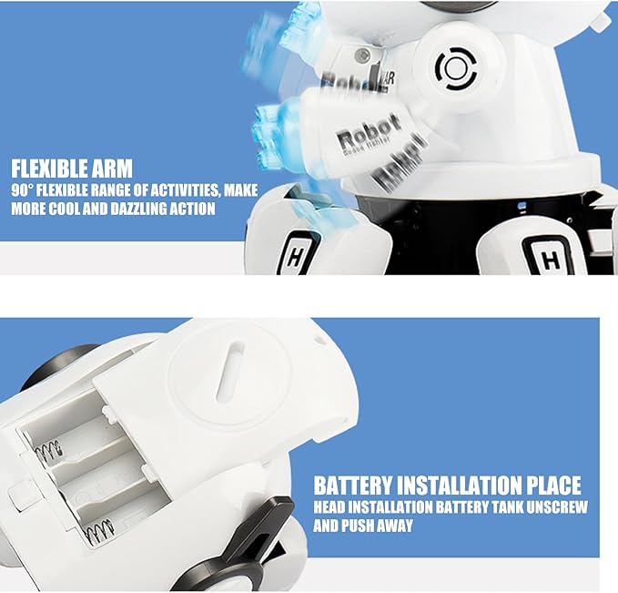 Music Playing Six Claws Robot Designed for Entertainment and Educational Programming Use Robot Toy