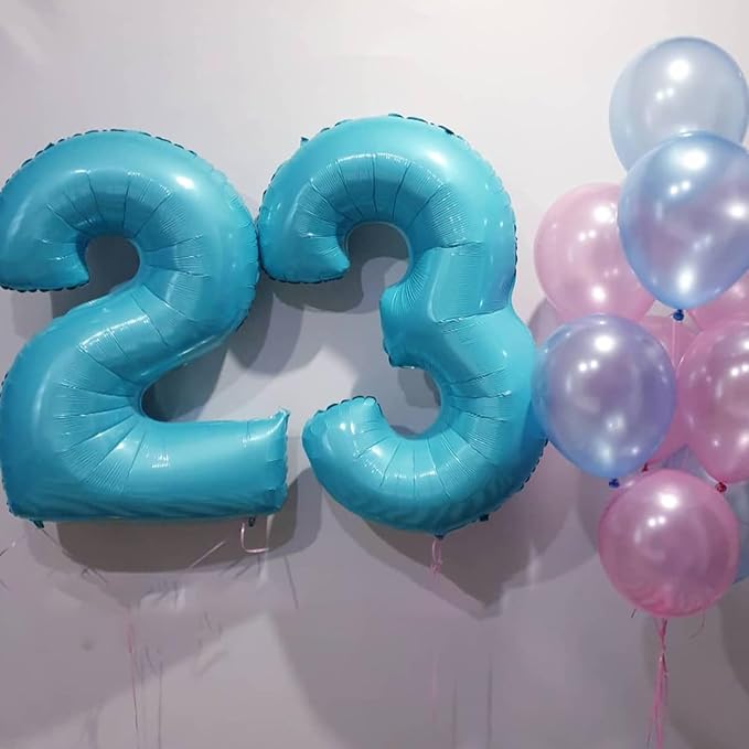 40 Inch Number Blue 3 Balloon,Large Dark Blue Foil Number Balloons 3rd 13 23 30 for Boys Girls,Digit Three Balloons Birthday Anniversary Events Party Decorations Supplies