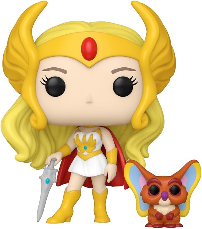 Funko Pop&Buddy: She-Ra - She-Ra with Kowl - Masters of The Universe - Collectable Vinyl Figure - Gift Idea - Official Merchandise - Toys for Kids & Adults - Superheroes Fans