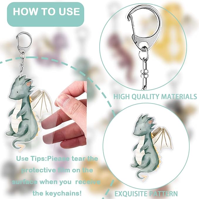 98PCS Dragon Party Favors Dragon Knight Birthday Decorations with Magical Dragon Slap Bracelets Dragons Stickers Dragon Badge Dragon Keychains Dragon Tattoos for Dragon Party Supplies
