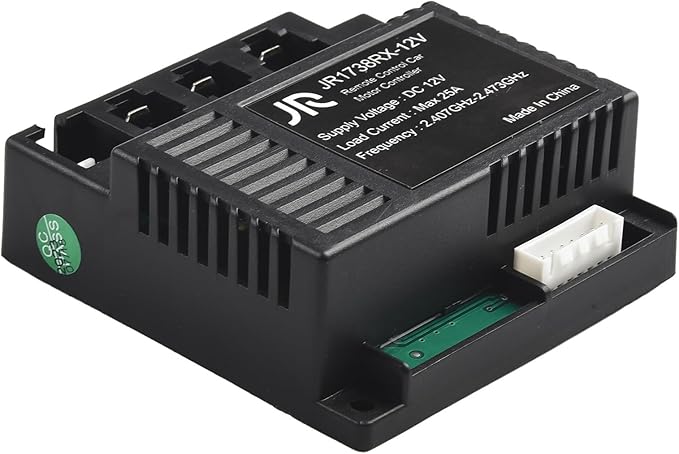 JR-RX-12V 6V 24V Electric Vehicle Receiver Module for Remote Control Toy Car Parts, RC 1, RC 2, RC 3, RC 4, JR-RX-6V, JR-RX-6V receiver, Children Electric Car Remote Control(JR1738RX-12V)
