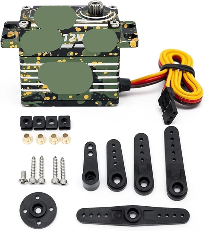 G45 12V Brushless Metal Gear Servo Motor 45kg Digital