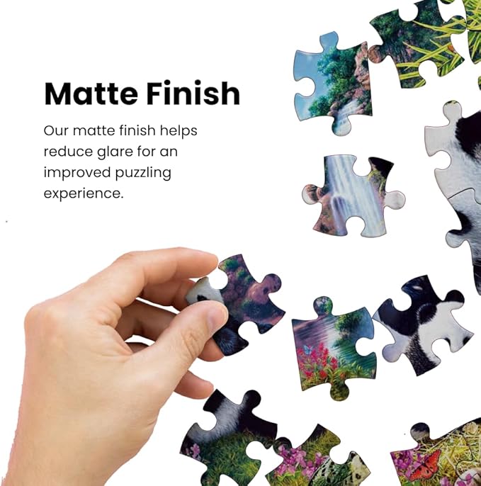 Masterpieces 500 Piece Glow in the Dark Jigsaw Puzzle For Adults, Family, Or Kids - Welcome Home - 15"x21"