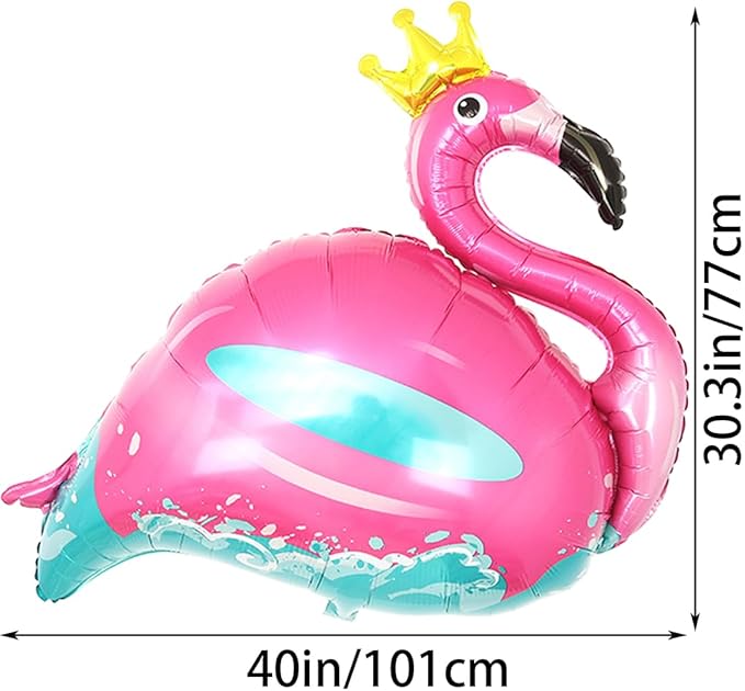 Flamingo Balloons,2 PCS 40 Inch Pink Flamingo Foil Balloons,Flamingo Party Decorations,Flamingo Birthday Decorations