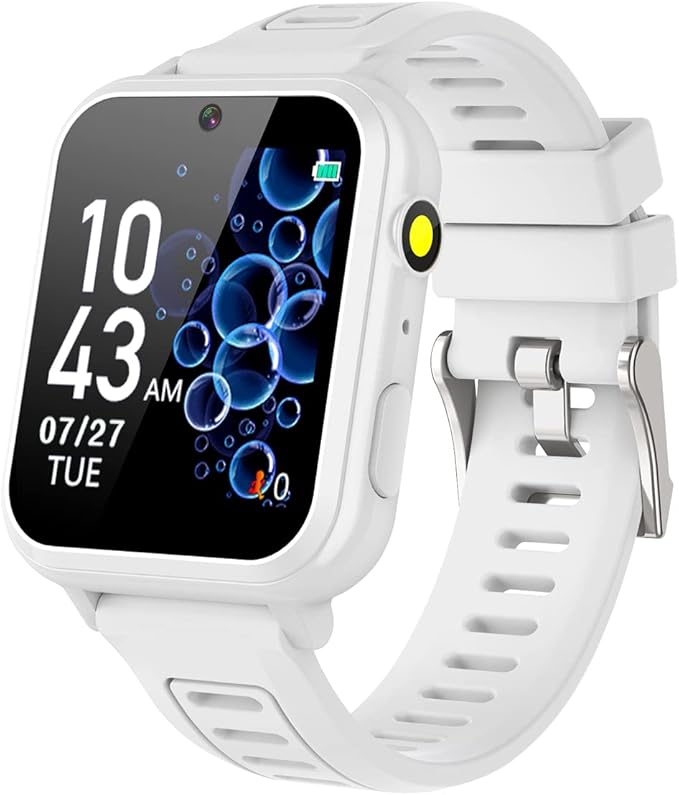Kids Game Smart Watches Girls with 39 Puzzle Games Camera Music Player Pedometer Alarm Clock Calculator Torch, 12/24 hr HD Touch Screen Kids Watches Toys for Girls Age 3-12 Year Olds Gifts
