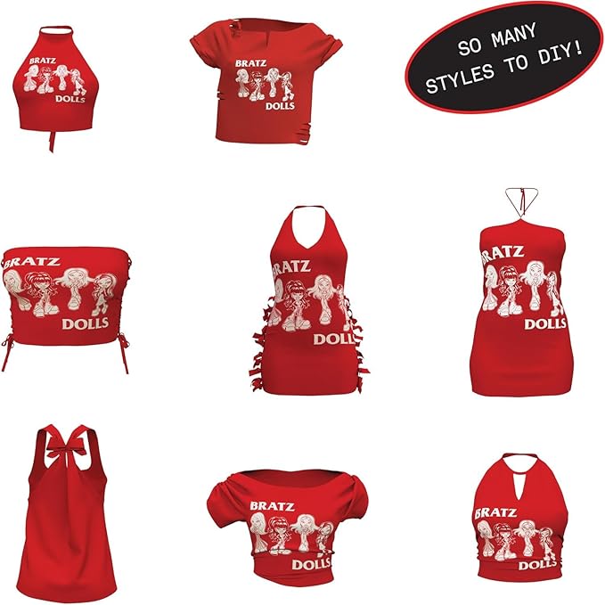 Bratz Stylin' Jade Fashion Doll with Customizable T-Shirt for You and Accessories