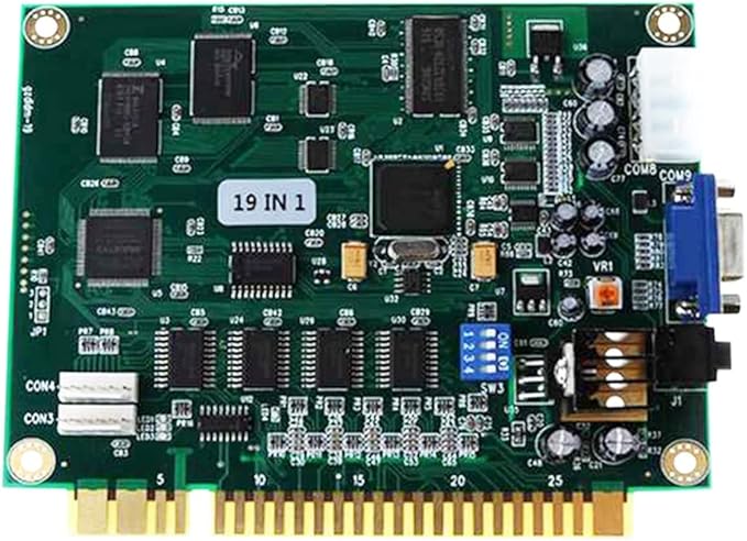 19 in 1 Arcade Classic Game Board VGA Output Arcade Game Board for Jamma Arcade Motherboard
