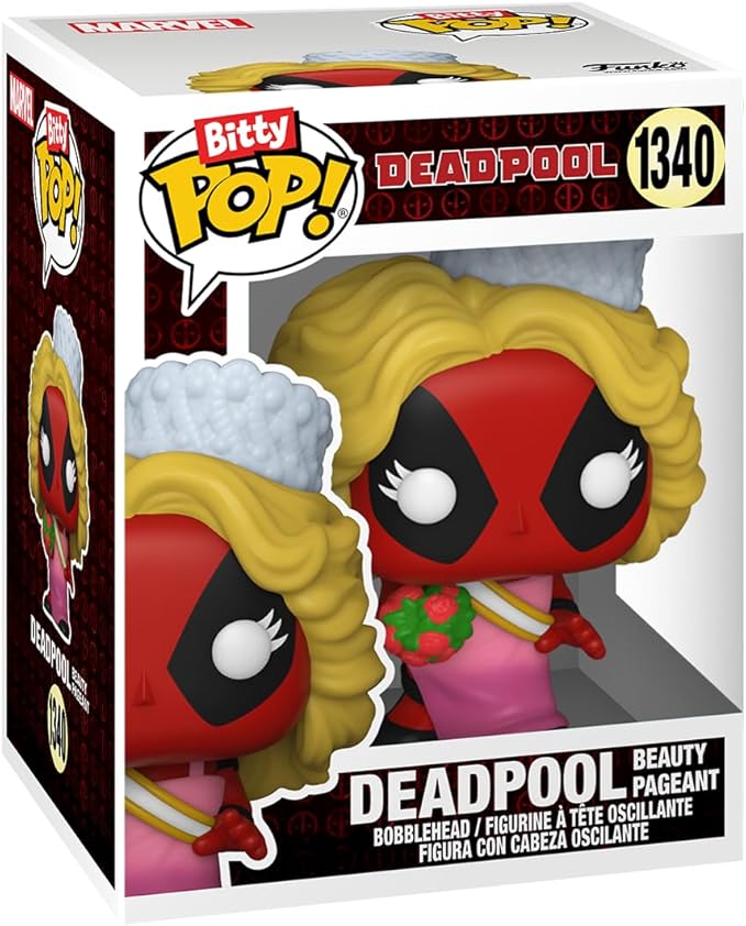 Funko Bitty POP! Deadpool - BBQ Master , 4-Pack and A Surprise Mystery Mini Figure - 0.9 Inch (2.2 Cm) Collectable - Stackable Display Shelf Included - Gift Idea - Party Bags Stocking - Cake Topper