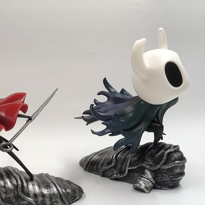 15cm/6.5 inch Hollow-Knight Game Character Collectible Figure Statue，Popular Hollow-Knight Action Figure, a Gift for Game Fans and Friends (Battle Protagonist)