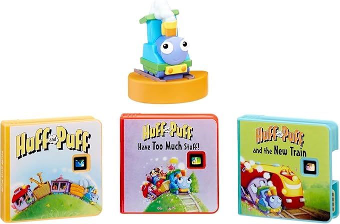 Little Tikes Huff and Puff Collection for Story Dream Machine - 3 Stories & 1 Character, Storytime Books with Audio Play Character, for Boys and Girls Ages 3+
