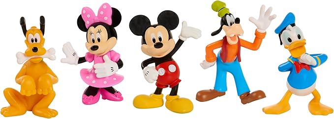 Mickey Mouse Collectible Figure Set, 5 Pack, Kids Toys for Ages 3 Up by Just Play