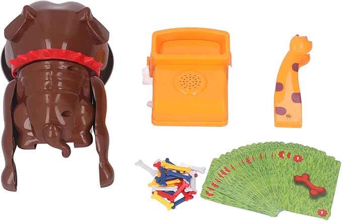 TOPINCN Interactive Vicious Dog Toys Electric Design Bone Stealing Game, Superior Sound Outlet, Parent Child Interaction