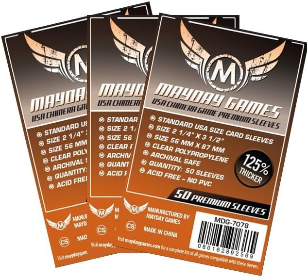 Mayday Games Dune: War for Arrakis -Premium Compatible Card Sleeve Bundle