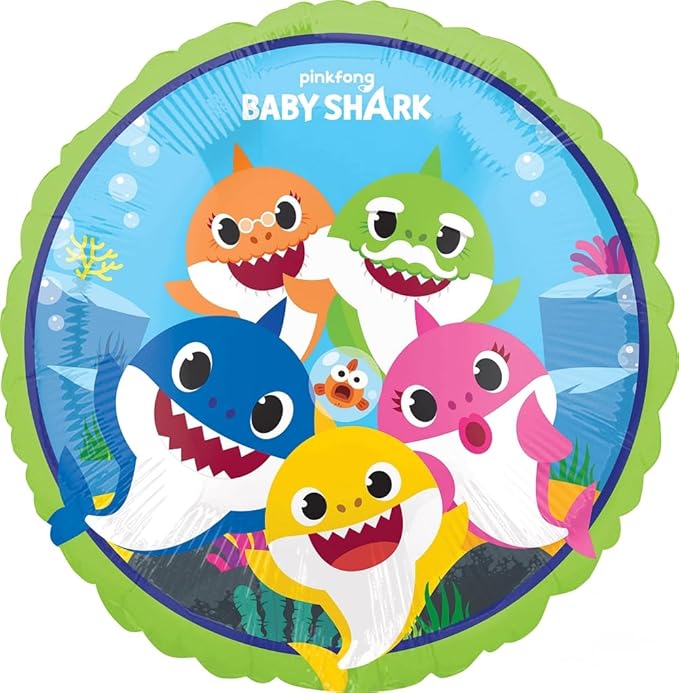 Anagram Baby Shark Birthday Party Supplies Balloon Bouquet Decorations
