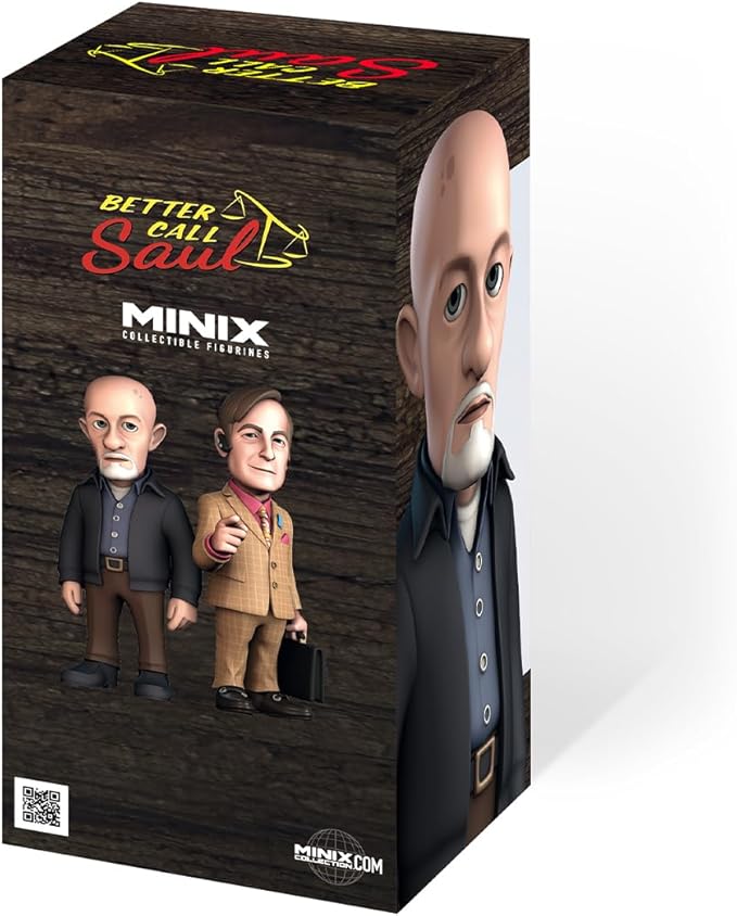 MINIX Mike Ehrmantraut Better Call Saul Figure (12cm) MN13364 Collectible for Display - Detailed Premium Statue - Ideal Gift for Kids and Adults, TV and Movie Series Fans