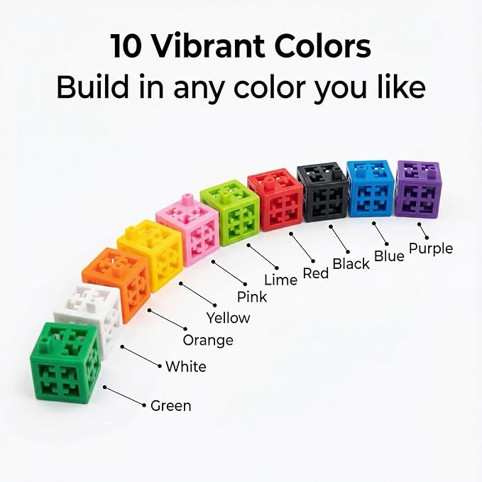 Toy Construction blocksCounting Learning Color Classification Toy, Math Education for Preschool Children, Montessori Toys Suitable for 1-3 Year Old Boys and Girls