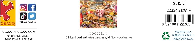 Ceaco - Yum Yum - 300 Oversized Piece Jigsaw Puzzle