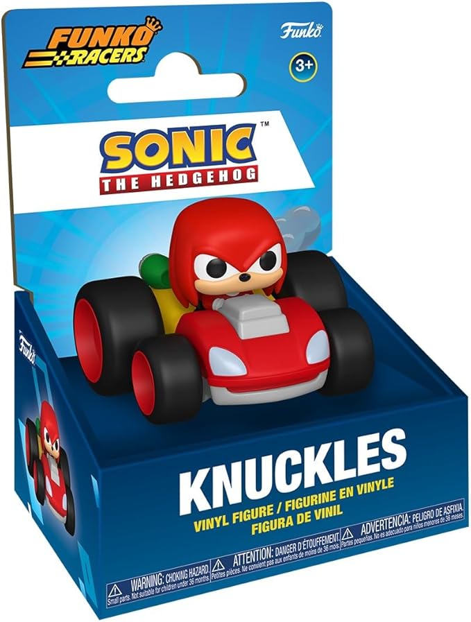 Funko Racers: Sonic The Hedgehog - Knuckles - Collectable Vinyl Figure - Gift Idea - Official Merchandise - Toys for Kids & Adults - Video Game Fans - Model Figure for Collectors and Display