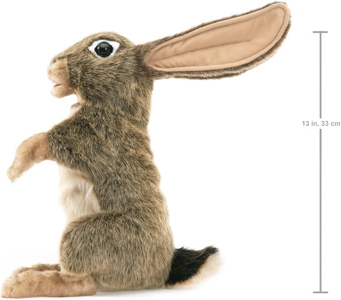 Folkmanis Jack Rabbit Hand Puppet