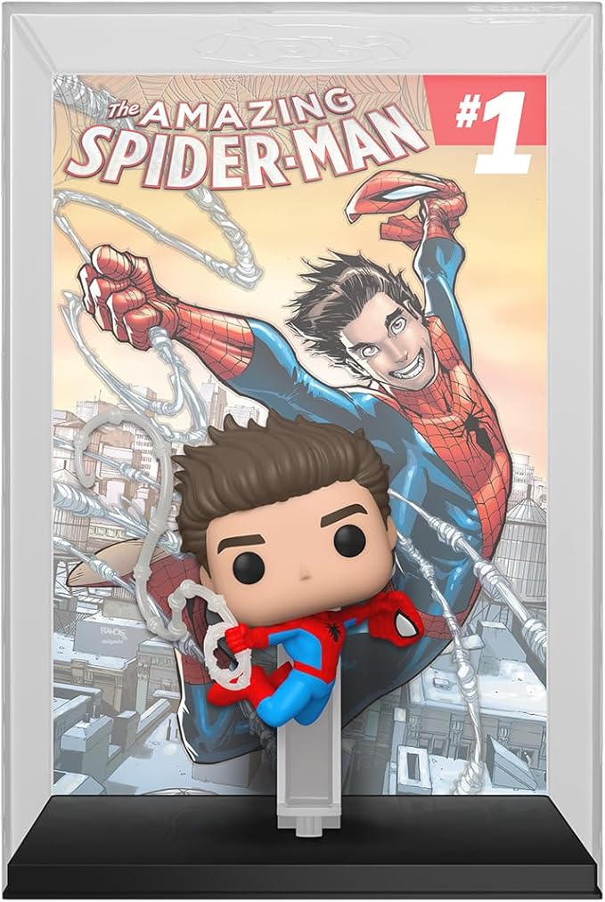 Funko POP! Comic Cover: Marvel - The Amazing Spider-Man #1 - Spider-Man - Collectable Vinyl Figure - Gift Idea - Official Merchandise - for Kids & Adults - Marvel Fans - Model Figure for Collectors