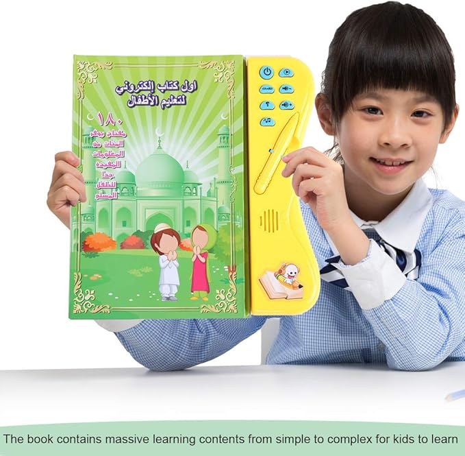 Arabic Learning Toy Book Kids Learning Book for Preschool Education with Learning Pen