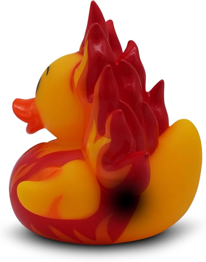 Funny Rubber Duck – Hilarious Decorative Duck for Bathroom, Desk, or Gag Gift – Quirky Collectible with Sarcastic Quote – Great Gift for Adults, Coworkers, or Friends-I'm Fine