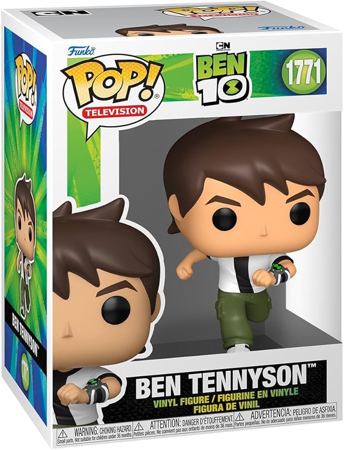 Funko Pop! TV: Ben 10 - Ben Tennyson - Collectable Vinyl Figure - Gift Idea - Official Merchandise - Toys for Kids & Adults - Cartoon Fans - Model Figure for Collectors and Display