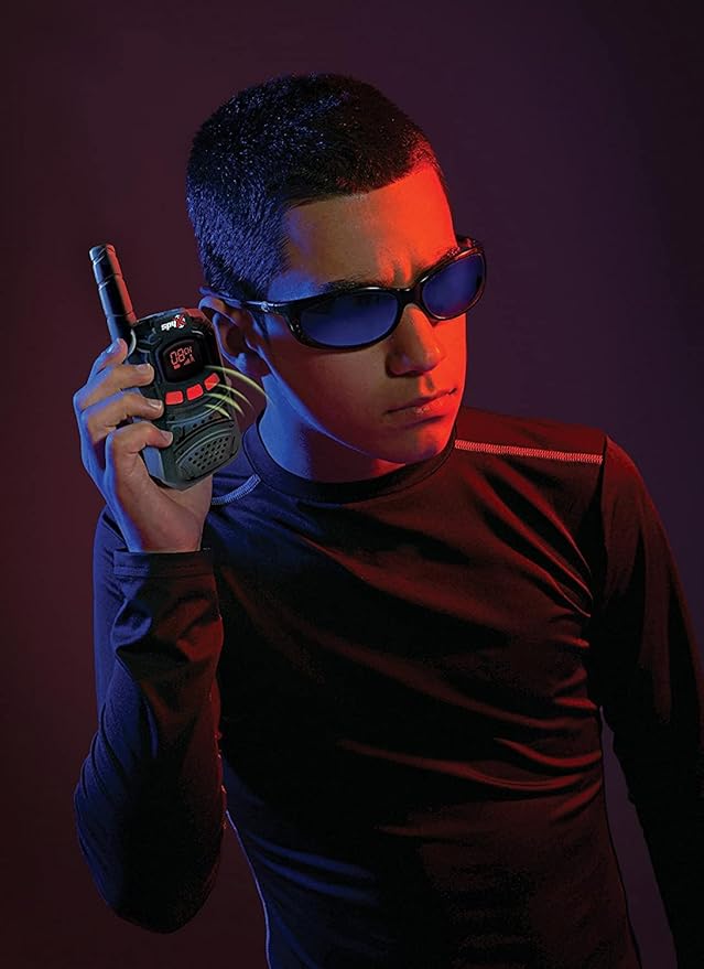 SpyX / Secret Agent Comms Kit - Includes Spy Toy Walkie-Talkie Pair / Micro Spy Scope / Invisible Ink Pen / Secret Voice Disguiser. 4 Communication & Surveillance Tools for Spy Kids