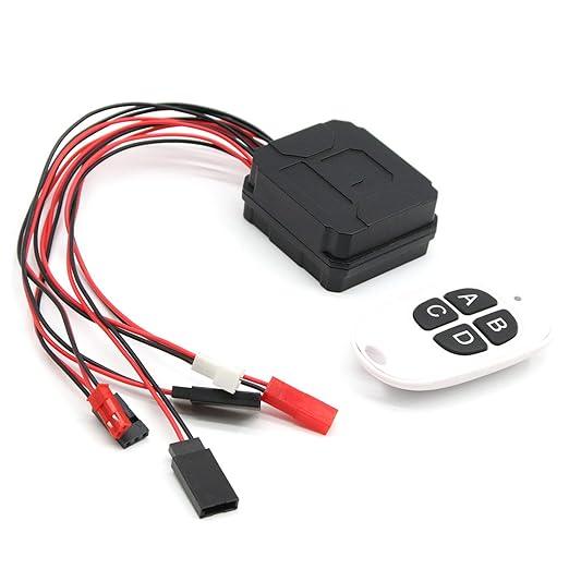 Four-Channel Wireless Remote Controller RC Car Accessory Spare Parts Electric Controller Light Group Switch