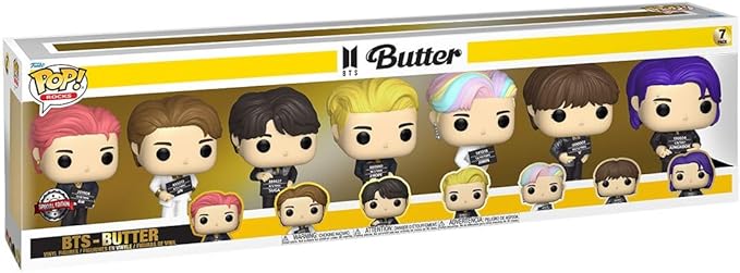Funko POP! Rocks: BTS Butter - Jin - 7pk - Collectable Vinyl Figure - Gift Idea - Official Merchandise - Toys for Kids & Adults - Music Fans - Model Figure for Collectors and Display