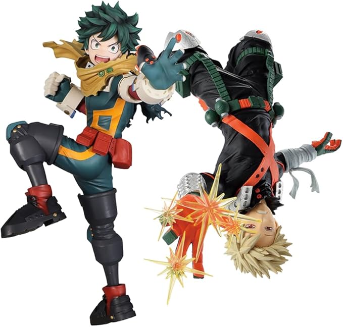 MHA Anime Figures Midoriya Izuku Action Figure Battle Pose MHA Collectible Statues Anime Figurine Desktop Decoration