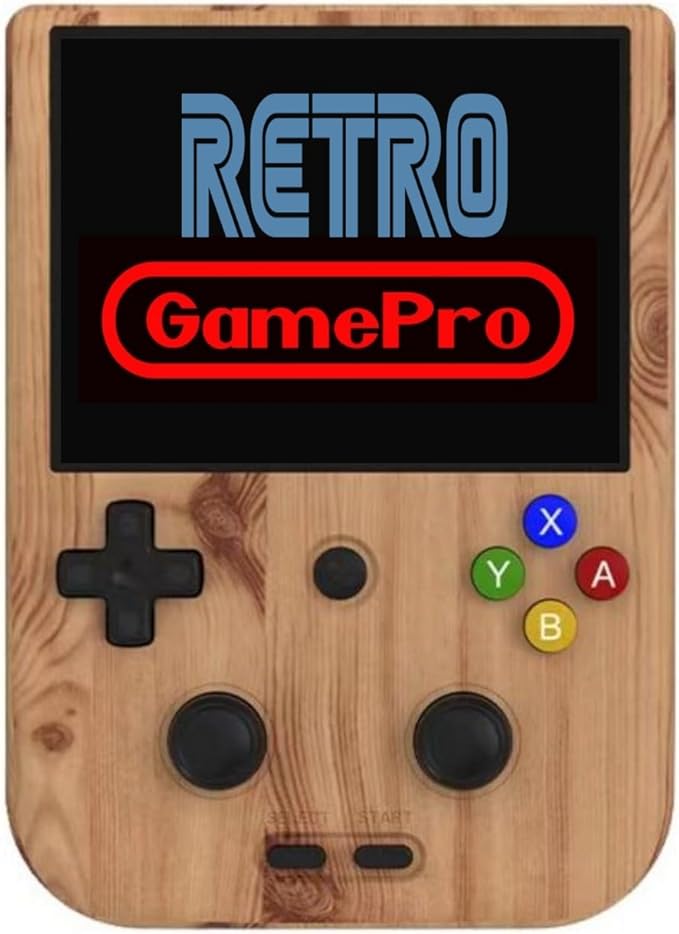 RG405V Retro Handheld Game, Android 12 Built-in 128G TF Card,4 inch IPS Touch Screen with Game Front-end,RG405V Supports 5G WiFi Bluetooth 5.0 Capable of Over 20 Game formats (Wood Grain)