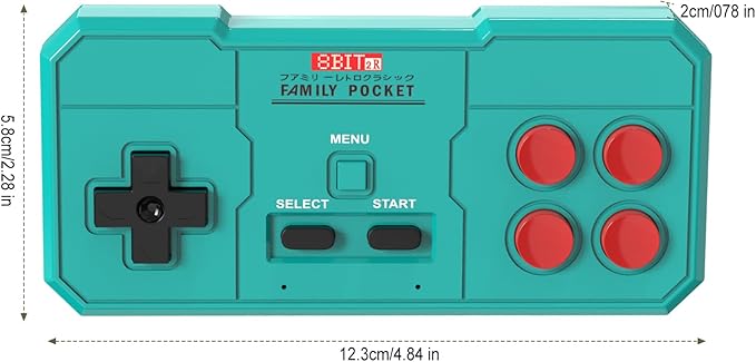EASEGMER Retro Game Controller, Compatible with GV300S Game Console (Blue)