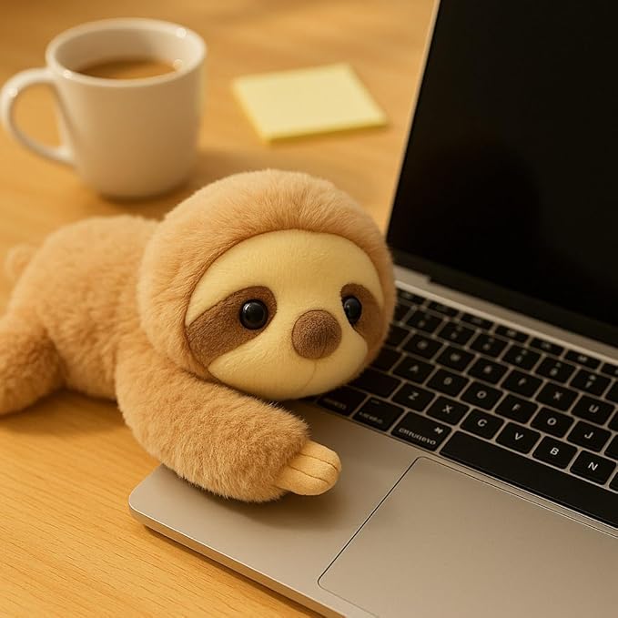Adorable Sloth Stuffed Animal Soft Sloth Plush Toy Cute Birthday Gifts for Boys Girls Kids Toddlers