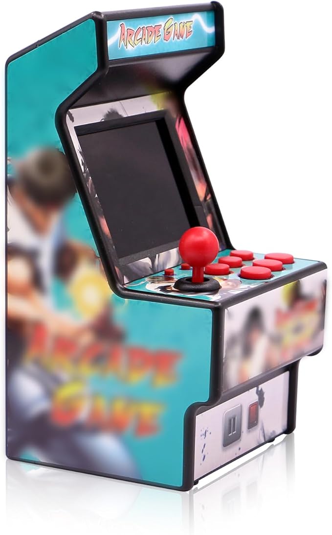 Retro Game Machine for Kids, Handheld Video Game Console with 156 Classic 16-Bit Games, 2.8" Color Screen Rechargeable Portable Gaming System, TV Output Support, Electronic Toy Gift for Boys