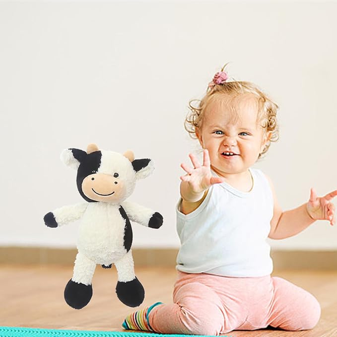 9" Cow Stuffed Animals Plush Doll Kids Boys Girls Animal