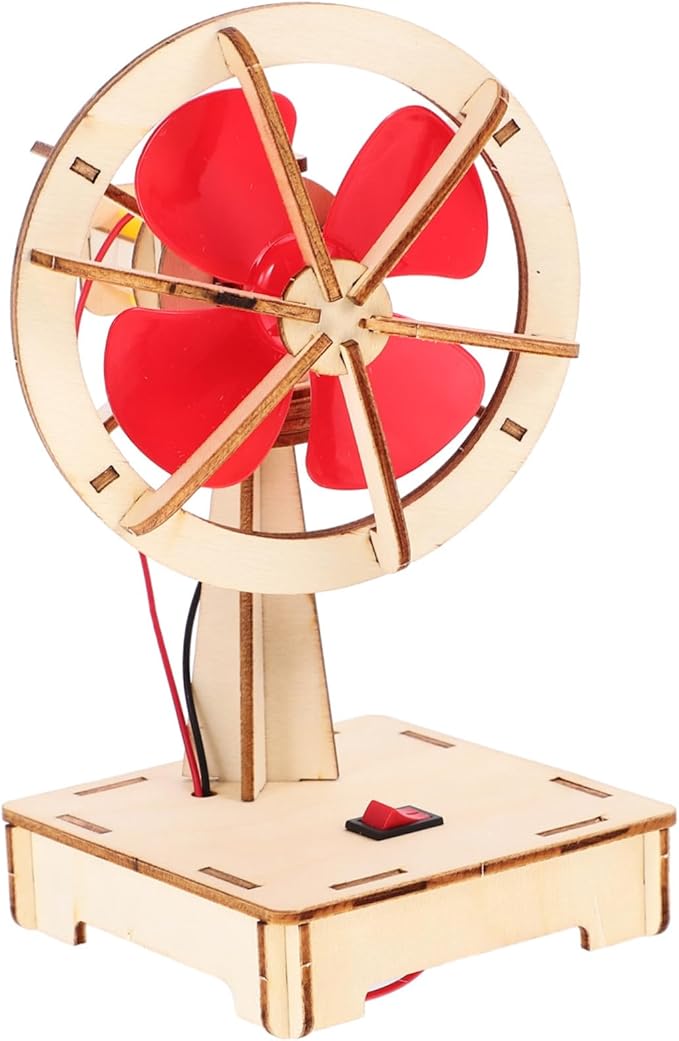 DIY Science Education Kit Electric Fan DIY Assembly Model for Elementary Classroom Supplies Stem Craft Projects for Boys and Learning Engineering Principles